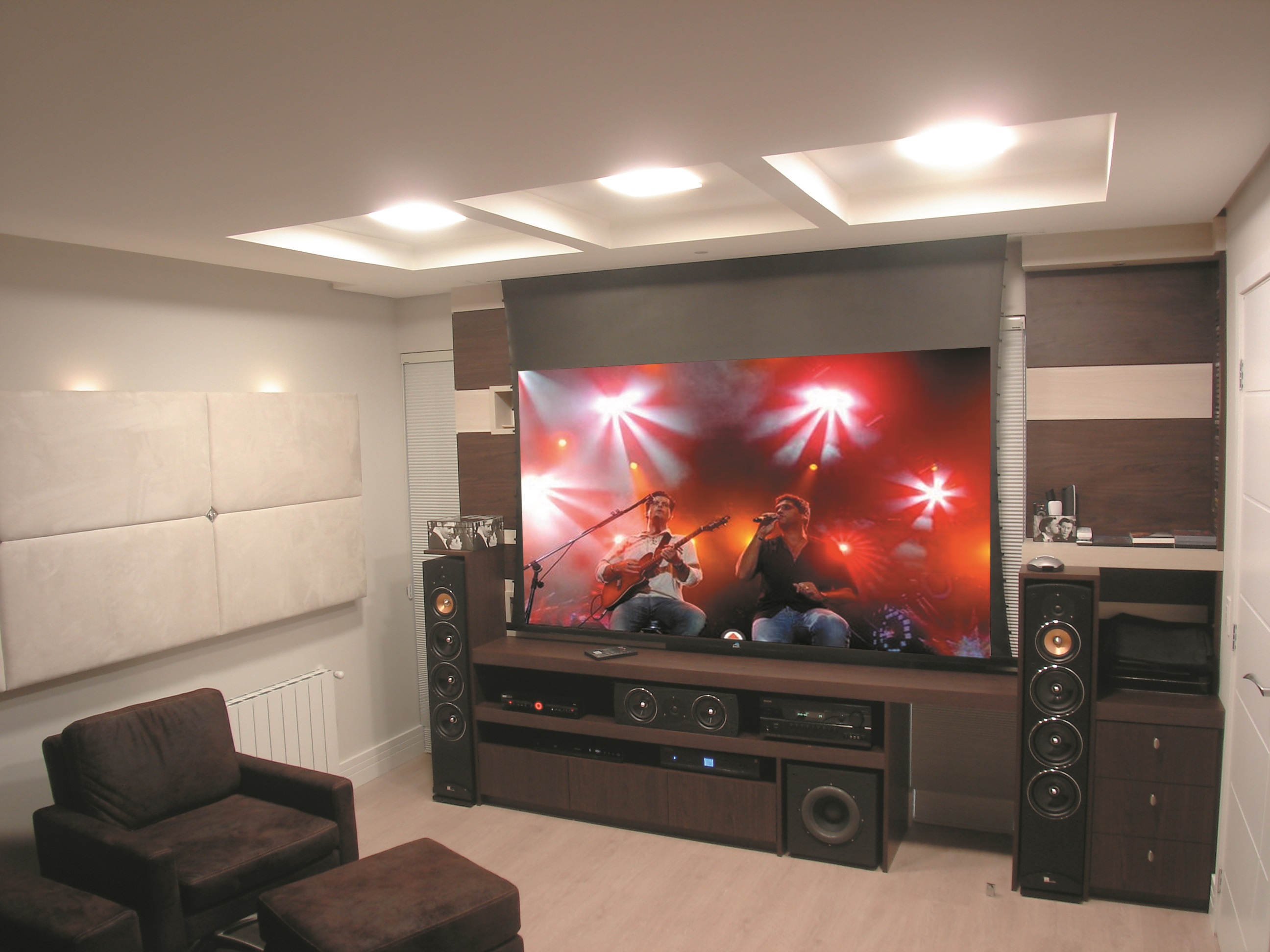 Projetos residenciais - Home Theater